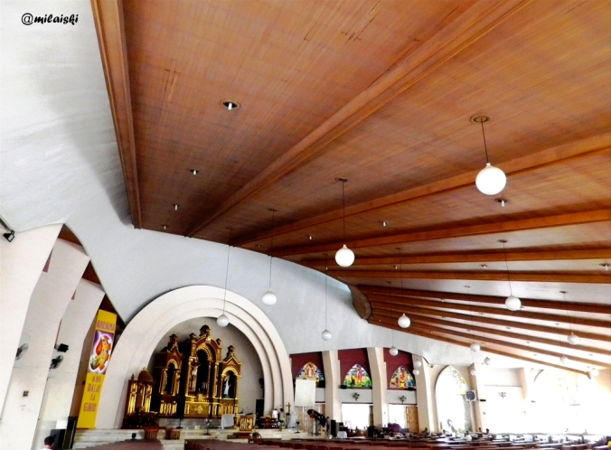 The interior of San Pedro Church. 