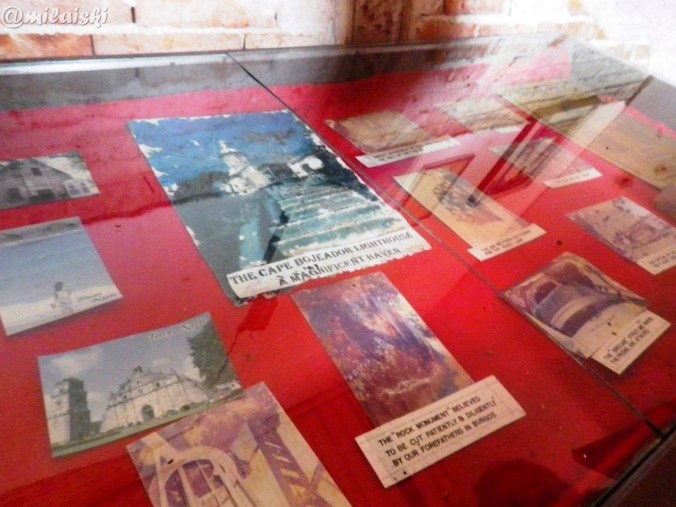 Some of the memorabilia displayed in the room that was converted into a museum. 